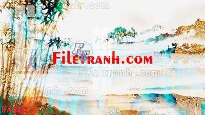 File tranh File gốc in bộ tranh decor treo tráng gương canvas FA516 (gốc) in film