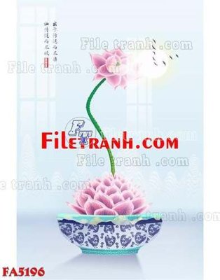 File ảnh File gốc in bộ tranh decor treo tráng gương canvas FA5196 (gốc) in Hiflex
