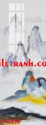 File in trần File gốc in bộ tranh decor treo tráng gương canvas FA5230 (bản gốc) bầu trời