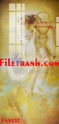 File tranh File gốc in bộ tranh decor treo tráng gương canvas FA5237 (gốc) chủ đề trẻ em