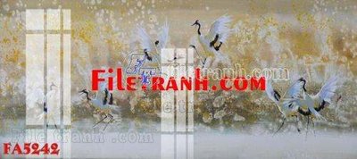 File tranh File gốc in bộ tranh decor treo tráng gương canvas FA5242 (bản gốc) treo quán cafe