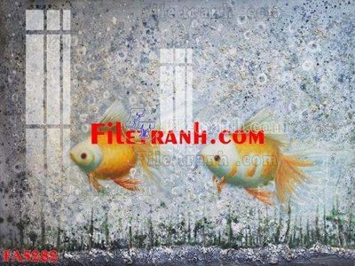 File tranh File gốc in bộ tranh decor treo tráng gương canvas FA5282 (bản gốc) trang trí văn phòng