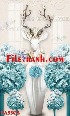 File gốc in ấn File gốc in bộ tranh decor treo tráng gương canvas FA5302 chuẩn màu CMYK