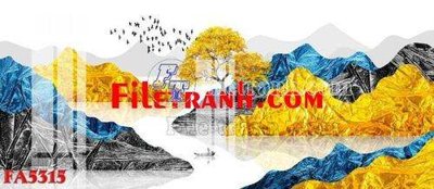 Tải file gốc File gốc in bộ tranh decor treo tráng gương canvas FA5315 (in khổ lớn) không mờ