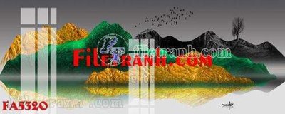 Download file ảnh gốc File gốc in bộ tranh decor treo tráng gương canvas FA5320 để in ấn