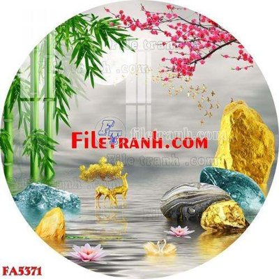 File PSD File gốc in bộ tranh decor treo tráng gương canvas FA5371 (nguyên bản) cho thiết kế