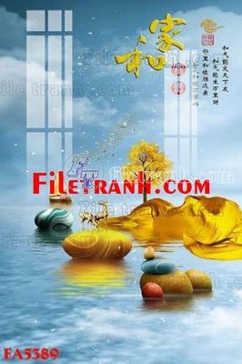 Ảnh gốc File gốc in bộ tranh decor treo tráng gương canvas FA5389 (độ nét cao) in tráng gương