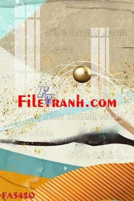 File in ấn File gốc in bộ tranh decor treo tráng gương canvas FA5420 (bản gốc) sắc nét