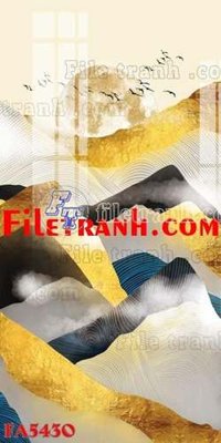 File tranh File gốc in bộ tranh decor treo tráng gương canvas FA5430 (ảnh gốc) cho in ấn kỹ thuật số
