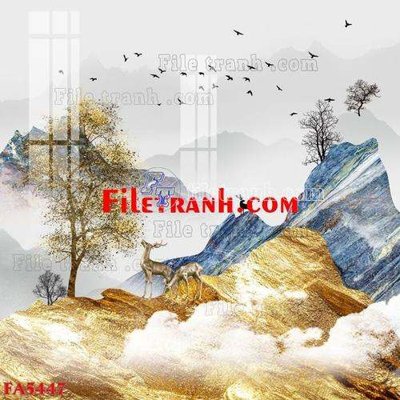 File gốc File gốc in bộ tranh decor treo tráng gương canvas FA5447 (cho in ấn) từ Filetranh.com
