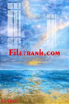 File tranh trang trí File gốc in bộ tranh decor treo tráng gương canvas FA5467 (tải file gốc)