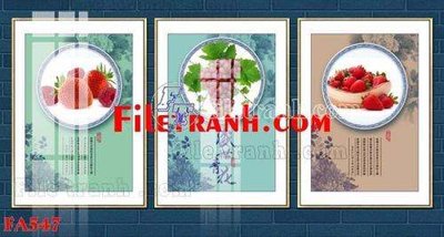 Tải file File gốc in bộ tranh decor treo tráng gương canvas FA547 (PSD) cho in tranh kính