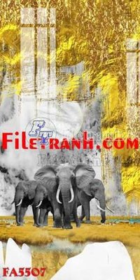 File in lụa File gốc in bộ tranh decor treo tráng gương canvas FA5507 (hoa văn) File gốc in bộ tranh decor treo tráng gương canvas FA5507