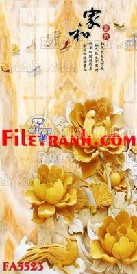 Download file gốc File gốc in bộ tranh decor treo tráng gương canvas FA5523 (in mica) trong suốt