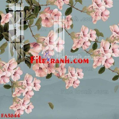 File tranh in mica File gốc in bộ tranh decor treo tráng gương canvas FA5644 (độ phân giải cao)