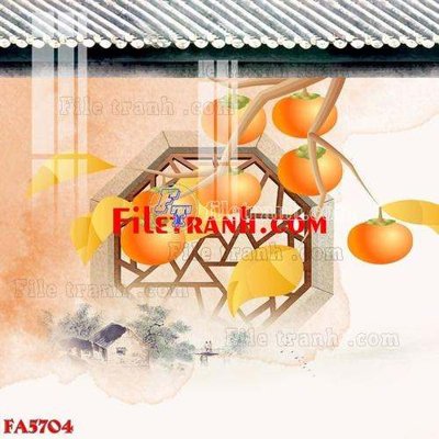 File gốc File gốc in bộ tranh decor treo tráng gương canvas FA5704 (in lụa) tranh thuận buồm