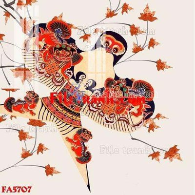 File in trần File gốc in bộ tranh decor treo tráng gương canvas FA5707 (bản gốc) phong cảnh