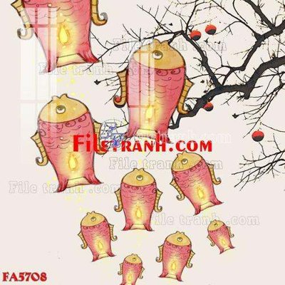 Tải file gốc in lụa File gốc in bộ tranh decor treo tráng gương canvas FA5708 siêu nét