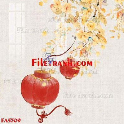 File tranh File gốc in bộ tranh decor treo tráng gương canvas FA5709 (gốc) in trên kính