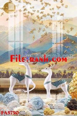 File ảnh gốc File gốc in bộ tranh decor treo tráng gương canvas FA5730 (chuyên in mica)