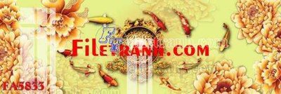 File gốc File gốc in bộ tranh decor treo tráng gương canvas FA5833 (in lụa) trang trí tường