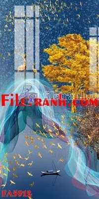 Tải file File gốc in bộ tranh decor treo tráng gương canvas FA5912 (gốc) in nhanh