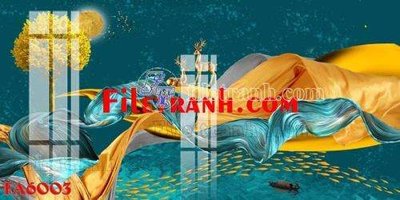 Tải file File gốc in bộ tranh decor treo tráng gương canvas FA6003 (PSD) cho in tranh kính