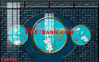 File gốc File gốc in bộ tranh decor treo tráng gương canvas FA6023 (cho in ấn) từ kho Filetranh