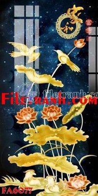 File gốc File gốc in bộ tranh decor treo tráng gương canvas FA6077 (chuẩn màu) cho in offset