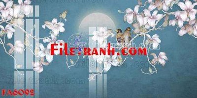 File tranh File gốc in bộ tranh decor treo tráng gương canvas FA6092 (bản gốc) in lụa 5D