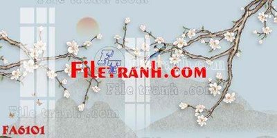 File in mica File gốc in bộ tranh decor treo tráng gương canvas FA6101 (bản gốc) sắc sảo