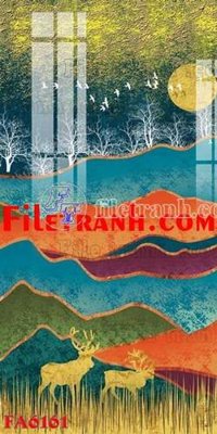 File tranh File gốc in bộ tranh decor treo tráng gương canvas FA6161 (gốc) chủ đề tĩnh vật