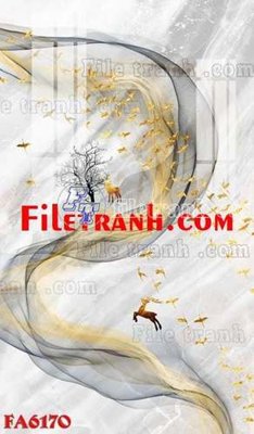 Hình ảnh file gốc in trần nhà File gốc in bộ tranh decor treo tráng gương canvas FA6170