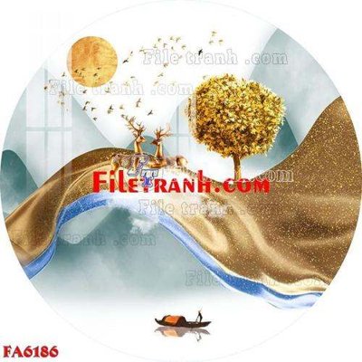 File gốc File gốc in bộ tranh decor treo tráng gương canvas FA6186 (in ấn) không giới hạn