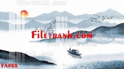 File in ấn File gốc in bộ tranh decor treo tráng gương canvas FA622 (bản gốc) cao cấp