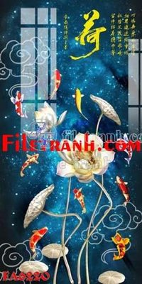 File gốc File gốc in bộ tranh decor treo tráng gương canvas FA6220 (bản quyền) cho in ấn