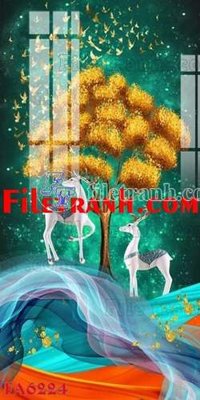 File tranh File gốc in bộ tranh decor treo tráng gương canvas FA6224 (ảnh gốc) in trần nhà