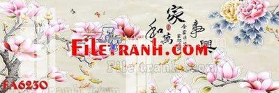 File ảnh File gốc in bộ tranh decor treo tráng gương canvas FA6230 (gốc) in decal dán tường