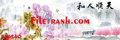 Hình ảnh file gốc in lụa File gốc in bộ tranh decor treo tráng gương canvas FA6240