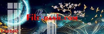 File gốc File gốc in bộ tranh decor treo tráng gương canvas FA6260 (in ấn) không giới hạn