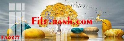 Tải file File gốc in bộ tranh decor treo tráng gương canvas FA6277 (ảnh gốc) độ phân giải 300dpi