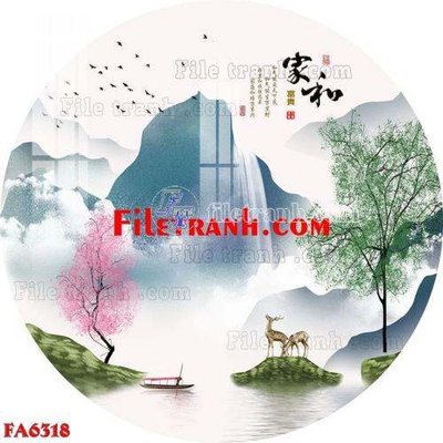 File gốc File gốc in bộ tranh decor treo tráng gương canvas FA6318 (PSD/TIFF) độ phân giải cao