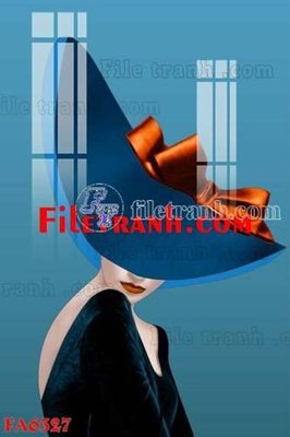 File gốc File gốc in bộ tranh decor treo tráng gương canvas FA6327 (in lụa) chi tiết cao