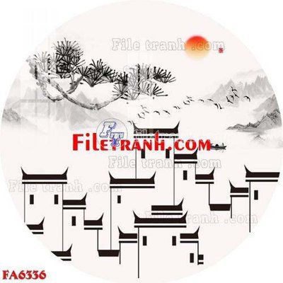 File ảnh File gốc in bộ tranh decor treo tráng gương canvas FA6336 (gốc) cho trang trí nội thất