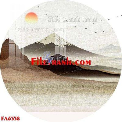 File tranh File gốc in bộ tranh decor treo tráng gương canvas FA6338 (gốc) phong cách tối giản