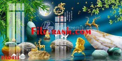 Download file File gốc in bộ tranh decor treo tráng gương canvas FA6411 (chuẩn in) File gốc in bộ tranh decor treo tráng gương canvas FA6411