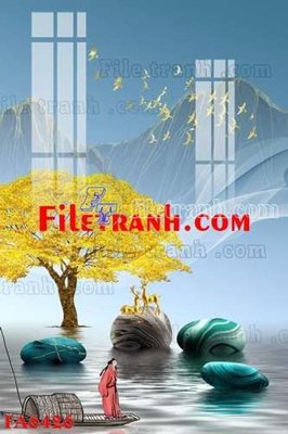 Mua file ảnh gốc File gốc in bộ tranh decor treo tráng gương canvas FA6426 (chất lượng cao)