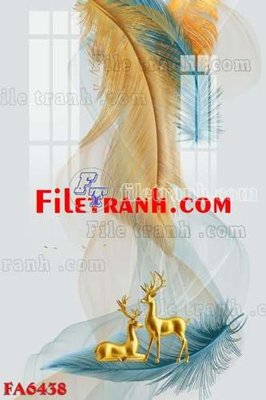 Tải file File gốc in bộ tranh decor treo tráng gương canvas FA6438 (ảnh gốc) in tráng gương