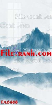 File tranh File gốc in bộ tranh decor treo tráng gương canvas FA6468 (bản gốc) treo phòng ăn