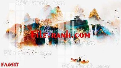 Download file gốc File gốc in bộ tranh decor treo tráng gương canvas FA6517 (in mica) trang trí